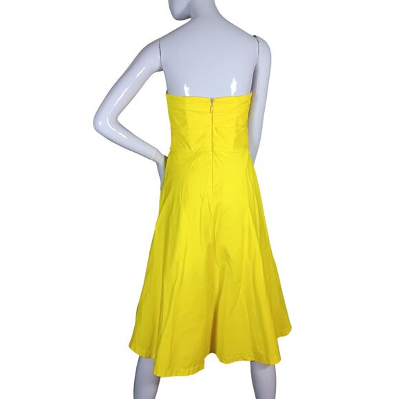 Great Jones Lemon Strapless Dress Size 2 Fully Lined Zipper on Back - Picture 9 of 10